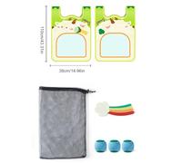 Générique Jeu de Lancer et Attrape | Balles à Lancer Adhésives pour Tout-Petits | Jeu D'Adresse pour Fêtes | pour Extérieur Jardin Pelouse Plage Bord de Piscine Camping Voyage Famille Salle de Classe