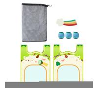 Générique Jeu de Lancer et Attrape - Balles Collantes et Douces à Lancer,Jeu D'Adresse pour Fêtes | pour Jardin Plage Piscine Camping Voyage Famille École Aire De Jeux