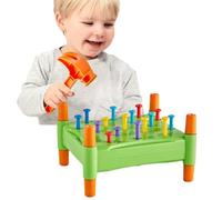 Générique Jeu De Marteau - Jouet De Banc De Traction D'ongles, Jeu De Frappe De Marteau Coloré pour, Jeuu Éducatif pour Promouvoir La Motricité Fine, La Coordination Œil-Main, La Concentration