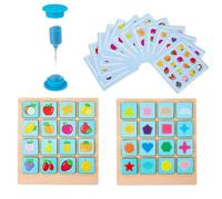 Générique Jeu de Mémoire Cartes - Jeu Éducatif Interactif de Table | pour Développer La Mémoire | pour Garçons Et Filles, Parents, Maternelle, École, Maison Et Fête