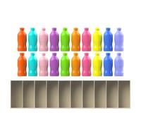 Générique Jeu De Mémoire Enfant,Jeu De Devinette des Bouteilles Colorées | Jouets Éducatifs D'Activités d'apprentissage pour Plage Arrière-Cour Pique-Nique Filles Garçons Adultes