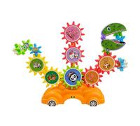 Générique Jeu De Montage À Engrenages | Apprentissage Précoce - Coffret de Jeu d'Engrenages Électrique,Garçons Préscolaires École Chambre Salle de Jeux Anniversaire Fêtes Maternelle et Garderie
