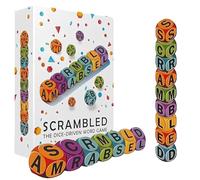 Générique Jeu de Mots avec dés mélangés pour 1 à 5 Joueurs, Jeu de dés d'orthographe, Jeu de société Stimulant pour Le Cerveau, Jeu de Plateau Familial Rapide (60 Dice)