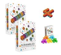 Générique Jeu de Mots avec dés mélangés pour 1 à 5 Joueurs, Jeu Festif pour exercer Son Cerveau, Jeux de dés avec Lettres à épeler, Apprentissage ludique du vocabulaire, pour Les fêtes (2PCS)