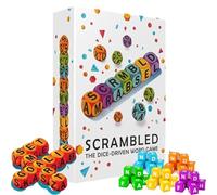 Générique Jeu de Mots de dés brouillés pour 1 à 5 Joueurs, Jeu de fête d'exercices cérébraux Rapides, défi d'orthographe éducatif pour Les soirées de Jeux en Famille (1pcs)