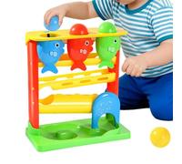 Générique Jeu de Piste à Billes pour,Activité De Table De Reconnaissance des Couleurs,Jouet Musical d'apprentissage Précoce | pour Garçons Filles Petits Maternelle Salle de Jeux Balcon Chambre