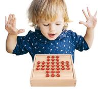 Générique Jeu De Plateau - Plateau De Jeu en Bois Fait Main | Dames Cognitives, Et Échecs pour Adultes, Famille | Ĵeu Ďe Ṕlateau Classique Éducatif en Bois pour