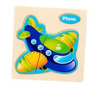 Générique Jeu de Puzzle en Bois pour Développer La Coordination œil-Main - Cadeau pour Les Enfants D'âge Préscolaire - Jouet éducatif pour Les 1 à 3 Ans - C, Avion