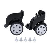 Générique Jeu de roues de rechange A79 avec d ' angle | Remplacement pratique en PP pour la réparation des bagages, utilisation en, avec base de en coin