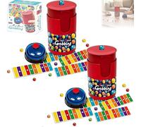 Générique Jeu de Saisie Rapide de Perles, Jeux de société de Bingo Match Color Line Amusant pour Deux à Quatre Joueurs, Jeu de société de Ligne de Couleur avec Cloche, Reconnaissance Couleurs (2set)