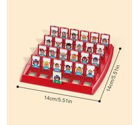 Générique Jeu De Société Qui suis-Je ? - Jeu Éducatif À Deux Joueurs pour | JeuMémoire & Logique Interactif Parent-Enfant | Stratégie Familial 6+, 96 Cartes Incluses