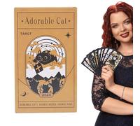 Générique Jeu De Tarot,Tarot pour Débutants | Guide avec Livret pour Études Mystiques, Méditation Et Conseils Spirituels