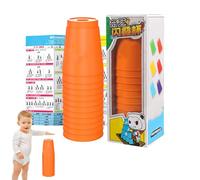 Générique Jeu de Tasses à Empiler | Jouet de Jeu Empilable,Ensemble De Tasses Empilables Amusant | pour Salle De Classe Voyage Adultes Bébé Famille Fête Développement des Compétences Motrices