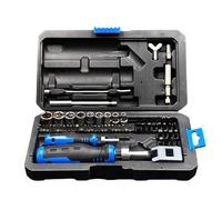 Générique Jeu de Tournevis à Cliquet - Clé À Chocs 69-En-1 De 175 cm | Manche Ergonomique Antidérapant Adapté Au Montage De Meuble Vélo Automobile Bricolage