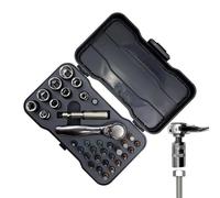 Générique Jeu de tournevis à cliquet magnétique - 34 en 1 multi- portable | Kit d'outils de réparation commutable | pour les projets électroniques de bricolage, appareils électroménagers, ordin