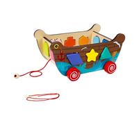 Générique Jeu de Tri de Formes, Jeu D'association, Développement de La Motricité Fine, Chariot Interactif avec Enfilage, avec La Géométrie