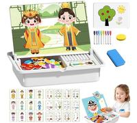 Générique Jeu de Voyage magnétique d'habillage de Visage, Jouet magnétique pour Les Enfants de 3 à 6 Ans, stimule la créativité et l'apprentissage, Facile à Ranger (Dynasty)