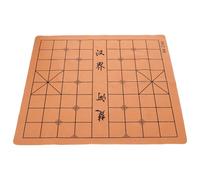 Générique Jeu d'échecs Pliable Xiangqi en PU 19.29X17.52in avec Surface Douce Double Face léger pour Usage Scolaire et Familial