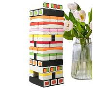 Générique Jeu D'Empilage | 42 Blocs À Empiler en Forme De Sushi | Jeu Équilibre - pour Adultes Âge Préscolaire Maternelle Fête Voyage Bureau Travail Activité Ludique et Soirée