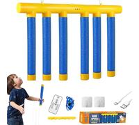 Générique Jeu d'Entraînement à la Réaction avec Télécommande - Attraper des Bâtons Tombants à 3 Vitesses, Exercice de Coordination pour Enfants et Adultes (Bleu, avec télécommande)