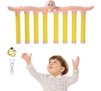 Générique Jeu d'Entraînement à la Réaction avec Télécommande - Attraper des Bâtons Tombants à 3 Vitesses, Exercice de Coordination pour Enfants et Adultes (Octopus Rose)