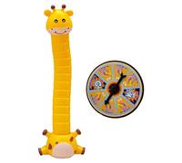 Générique Jeu d'équilibre à empiler Girafe - Jouet interactif STEM pour de 3 à 5 Ans | Jeu de société d'apprentissage préscolaire avec Plateau tournant et 12 Tasses | Jouet de motricité Fine