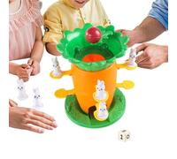 Générique Jeu d'Équilibre | Design Tour de Carotte Blocs à Empiler avec Huit Figurines Lapins - Jouet à Empiler - pour Garçons à Partir de 3 Ans, Maison, École t