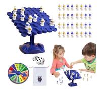 Générique Jeu d'équilibre Swing Stack, comptage d'arbre d'équilibre d'astronaute - éducatifs d'arbre d'astronaute,Jeu de Puzzle de Table Balance Tree Astronaut Board Game pour 3+ garçons Filles