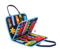 Générique Jeu d'Éveil Voyage,Livre en Feutrine Jeu d'Activités pour - Activité Ludique de Développement Sensoriel pour Maison Crèche et Déplacements