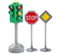Générique Jeu Éducatif Feux de Signalisation et Panneaux avec | pour Apprendre la Sécurité Routière en S' | Set de Jeu de Rôle Complet pour | Idéal pour la Maison, Le Jardin ou l'École Maternelle