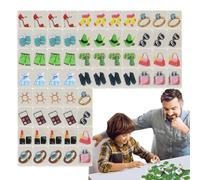 Générique Jeu Familial Mahjong, Jeu de société Mahjong | Jeu de société National Mah Jongg Classique | Kit de de Jeu de stratégie Classique créatif et Amusant pour Les réunions de Famille