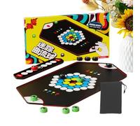 Générique Jeu Magnétique,Jouet Interactif de Stratégie,Jeu de Société | pour 2 Joueurs Voyage Table École Maison Soirée