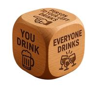 Générique Jeux À Boire pour Adultes,Défis Interactifs pour Cadeaux de Fête | Jeu De Société À Boire avec des Dés en Bois | pour La Maison, L'Université, l'anniversaire, Les Fêtes, Le Nouvel an,