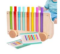 Générique Jeux d'association de Couleurs - Bus d'apprentissage ludique | Jouets de Tri de Bâtons de Couleur pour | pour garçons et Filles, Maternelle, préscolaire, Voyage,