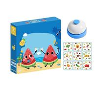 Générique Jeux de Cartes d'Association pour,Jouet Éducatif de Table,Jeux De Société | pour Anniversaire Fêtes Nuit Camping Plage Voyage Road Trip Garçons Filles Extérieur