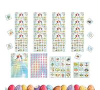 Générique Jeux De Cartes De Pâques Pour - Jouets Éducatifs et Amusants : Printemps et Loisirs, 24 Joueurs,Activités Pâques - pour Camping, Vacances, Fête, Activités Nocturnes, Maison, Voyage, École