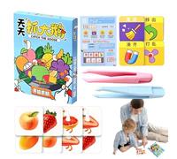 Générique Jeux De Cartes De Société pour, Jeu Éducatif pour Renforcer Les Liens Parent-Enfant, Jouet d'Activité d'apprentissage et de Voyage Amusant pour et Parents en Déplacement
