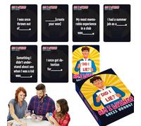 Générique Jeux de Cartes - Est-Ce Que Je Mens Jeu De Devinettes | Jeu Interactif pour Réunions en Famille, Événements d'entreprise, Anniversaires et Fêtes