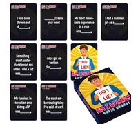 Générique Jeux de Cartes | Est-Ce Que Je Mens Jeu De Devinettes - Jeu Interactif pour Réunions en Famille, Événements d'entreprise, Anniversaires et Fêtes
