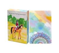 Générique Jeux De Cartes Style Aquarelle - 42 Cartes De Jeu De Société Créatives pour Adolescents & Adultes | Artistiques Portables pour Famille, Amis, Fêtes & Loisirs - Jeu Collectionnable Amusant