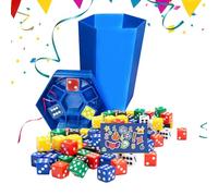 Générique Jeux De Dés,Jeu De Société Au Rythme Rapide avec Dés | Activités De Stratégie Portables pour : Adolescents Adultes Divertissement Voyage Camping École Pique-Nique