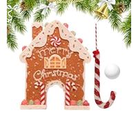 Générique Jeux De Golf - 15,75 X 11,81 X 1,57 Pouces Jeux De Golf De Noël, Jouets avec Canne en Et Balles, pour Adultes Salons Familiaux Réunions De Fête en Plein Air Événements Accessoires De Cé