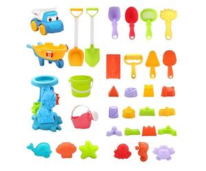 Générique Jeux de Plage - Accessoires été Plage incontournables | Coffret 30 pièces,pour Activités Estivales, Piscine, Voyage, Jardin