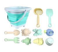 Générique Jeux de Plage, Ensemble Complet de Jouets de Plage en Silicone, Accessoires pour Jouer au Sable en Famille, seaux de Plage, pour Bac a Sable Intérieur Extérieur Jouets de Jardin
