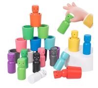 Générique Jeux de Tri des Couleurs | 12 pièces en Bois pour activités éducatives préscolaires | Développement de la motricité Fine avec coupelles de tri, pour garçons, Filles, à la