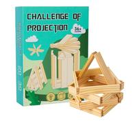 Générique Jeux d'Empilage de Blocs en Bois - Activité de Coordination Main-Œil,Jeu De Déséquilibre De Tour pour,pour De 3 Ans Et Plus, Garçons Et Filles Et Tout-Petits