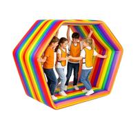 Générique Jeux d'équipe | 210D Toile Oxford Carnaval Extérieur Coloré | Tapis de Course pour Jeux Team Building | pour Cours Gym, réunion, Amusement, école Primaire, Bureau, journée Plein air