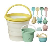 Générique Jeux Plage Pliable - Set Seau Moule Pelle, Activité Sable Coloré, Amusement Dès 3 Ans, Garçons Filles | Jouet Voyage Vacances Extérieur, Plage Jardin Parc pour Apprentissage Ludique