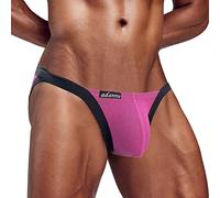 Générique Jockstrap Homme Slip Jockstrap Taille Basse Slips G-String Sexy Hot Thongs Slip Tanga sous-Vêtement Érotique Ficelle Underwear Lingerie String Support Athlétique Sport Culotte