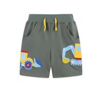 Générique Jogger Pants Shorts décontractés pour Enfants,Filles et garçons,imprimés de Dessins animés,Pantalons Cargo de Plage à la Mode